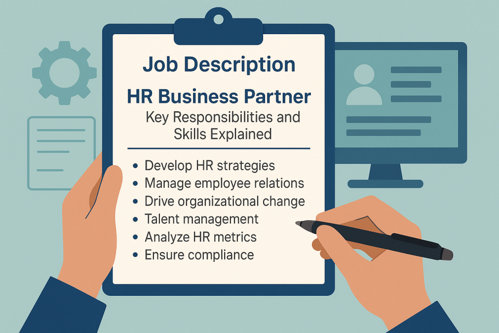 job description for hr business partner